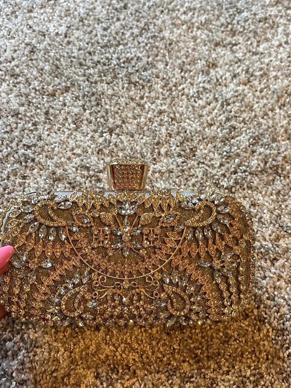 Gold Embellished Clutch